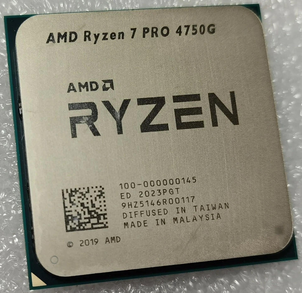 AMD Ryzen 7 PRO 4750G AM4 CPU Processor Desktop 3.6GHz 8Core R7 4750G - Image 1 of 1
