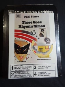 Paul Simon 8 Track Tape THERE GOES RHYMIN' SIMON  Sealed - Imagen 1 de 5