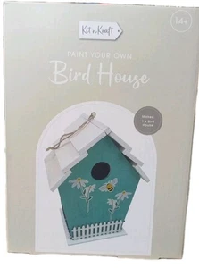 Kit'n Kraft Paint Your Own Vogelhaus 14+ UVP £14,95 Bester Preis Online Kostenloser Versand  - Bild 1 von 5
