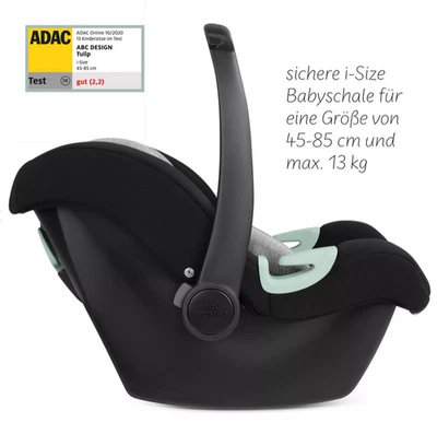 ABC Design Babyschale Tulip i-Size - Graphite-NEU inkl. OVP - Bild 1 von 4