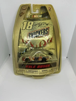 LOT OF 2 #18 KYLE BUSCH CAR SNICKERS WINNERS CIRCLE HOOD & HAT 2010 1/64 - Image 1 of 4