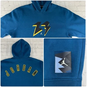 Nike Air Jordan Flight MVP blau Fleece Hoodie FB7021-427 Größe Herren Small - Bild 1 von 12