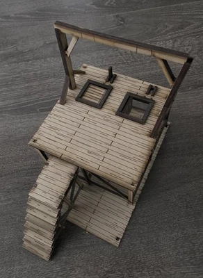 28mm 4Ground Gallows Western Terrain - Image 1 of 4