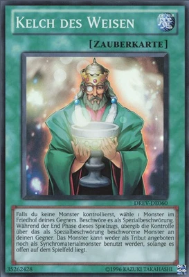 YuGiOh Kelch des Weisen DREV-DE060 Super Rare Excellent unl. - Bild 1 von 2
