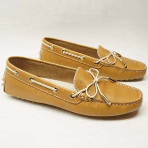 NM einmal getragen Tods Gommino Driving Leder Halbschuhe Mokassins hellbraun Damen Größe 39 - Bild 1 von 12