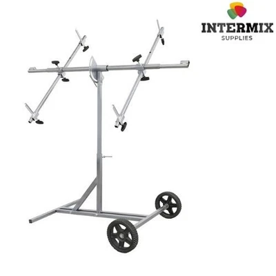 INTERMIX SUPPLIES FMT1256 Rotating Panel Stand, Large, Handles Doors, Bonnet, Tailgate, Multi Use
