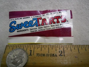 sweet tarts 1978 1981 Halloween Size candy Vintage Sealed sweetarts Grape ? - Bild 1 von 3