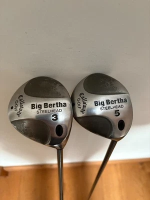 Callaway Big Bertha Steelhead Golf Clubs 3-Wood 5-Wood Wood Set Ladies Gems - Image 1 of 4
