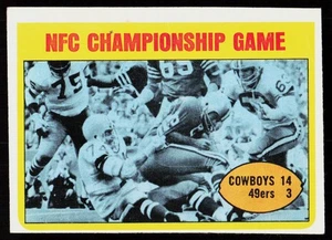1972 Topps 1971 NFC Championship Game #138 FOOTBALL CARD COWBOYS - Picture 1 of 2