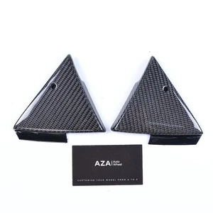 1987-1993 Mustang Foxbody Carbon Fiber interior Power Mirror Mount Covers - Foto 1 di 3