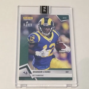 2018 Panini Instant Green #387 Brandin Cooks Los Angeles Rams NFC Champs #7/10 - Picture 1 of 2