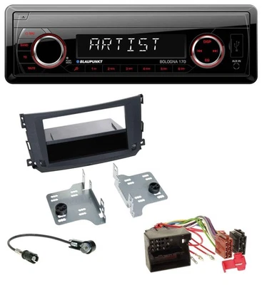 Blaupunkt SD USB 1DIN MP3 AUX Autoradio für Smart ForTwo (451, 2010-2015) - Bild 1 von 4
