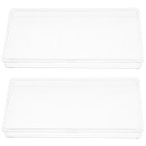 Caja de almacenamiento de billetes de 2 piezas fundas de plástico para estuche conmemorativo de efectivo - Imagen 1 de 12