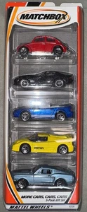 Vintage Matchbox More Cars, Cars, Cars 2000 5 Car Set Gift Pack Viper, Ferrari - Picture 1 of 9