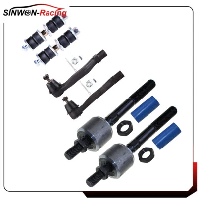 6pcs Suspension kit Sway Bar Link Tie Rod End For Honda Civic CRX 1988-1991 - Image 1 of 4