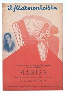 Spartito G. San Cono MARISA IL fisarmonicista 1947 - FISARMONICA Cuminatto - Imagen 1 de 1
