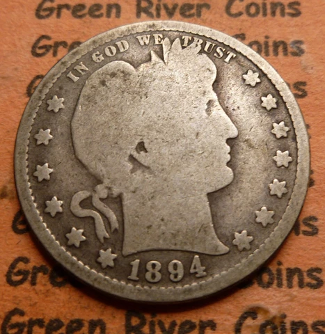 1894-s  Barber Liberty Quarter   #JN21-94-s Cover