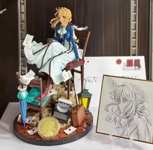 Anime 28cm Violet Evergarden Figure PVC Collection GK Statue Model Toys Gift - Picture 1 of 10