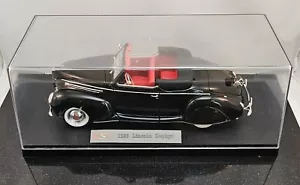 Lincoln Zephyr Convertible 1939 Black 1:18 Signature-Auto Art - Rare HTF - Picture 1 of 13