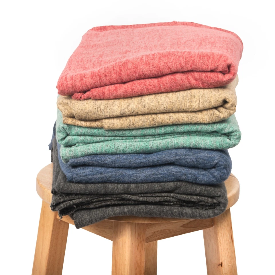 Brushed Two Tone Sweater Knit Hacci 68 Inch Polyester Rayon Stretch Fabric - Image 1 of 1