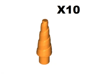 Lego ® Lot 10 Cornes Animal Lame Orange Unikitty Blade Horns 89522 NEW - Picture 1 of 1