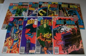 Batman lot of 10 #310-328 Bronze Age DC VG/F to F/VF mid grade - Picture 1 of 20
