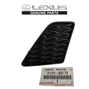 FITS 13 - 15 LEXUS GS350 F-SPORT FRONT BUMPER PASSENGER GRILL BEZEL TRIM NEW OEM - Picture 1 of 2