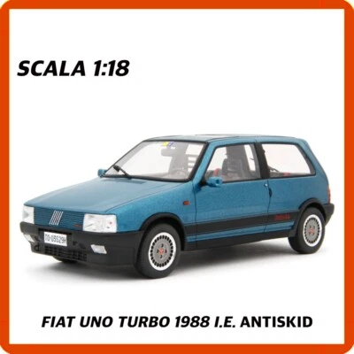 modellino auto scala 1/18 diecast Fiat Uno Turbo 1988 Laudo Racing modellismo bl - Immagine 1 di 4