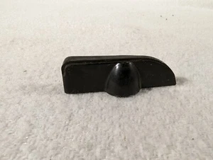 Vintage Black Chicken-Head Knob Bakelite ~ Brass Screw and Insert ~ 2.25" Long - Picture 1 of 8