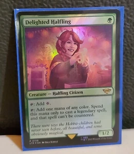 Delighted Halfling MTG Der Herr der Ringe: Tales of Middle-Earth 0158 Folie NM - Bild 1 von 1
