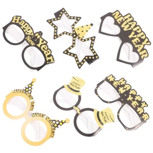  6pcs New Years Eve Glasses 2025 Happy New Year Eyewear 2025 Celebration Party - Picture 1 of 12