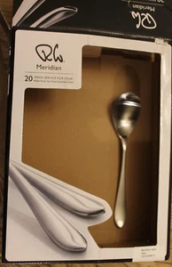 Robert Welch Meridian Satin Stainless Flatware Soup Spoon - Picture 1 of 3