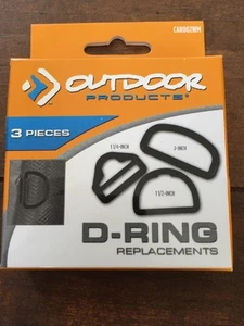 Outdoor Products D-Ring Replacements 3 Sizes BB7 - Picture 1 of 2