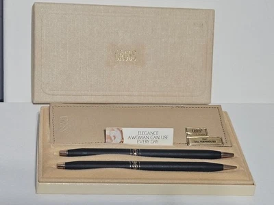 Juego de bolígrafo/lápiz Cross Classic negro de colección 2541 usado Foto 1 de 2