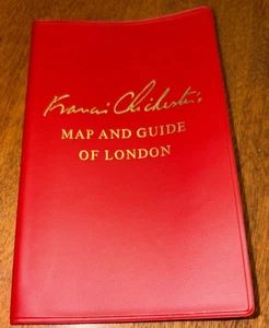 Francis Chichesters Mini Map And Guide Of London 5.5" - Picture 1 of 6