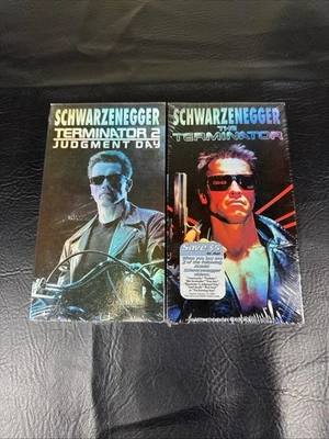 The Terminator Holographic & Terminator 2 Judgment Day New Sealed VHS  - Image 1 of 4