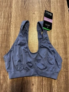 NWT / BALI Seamless Comfort Revolution 'Crop Top' Bra 103J Denim Lg - Picture 1 of 6