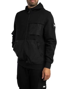 Weekend Offender Men's Daponte Zip Hoodie, Black - Picture 1 of 6