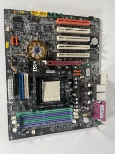 Socket 939 MSI K8N Neo2 Platinum Nvidia nForce3 Ultra MoBo with CPU - Picture 1 of 5