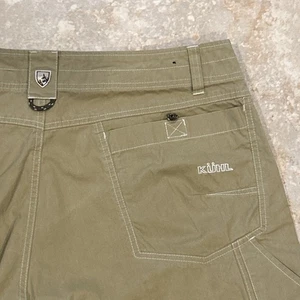 Pantaloncini Kuhl Ramblr uomo 38x11 kaki cargo vintage tinta patina escursione outdoor elasticizzati - Foto 1 di 10