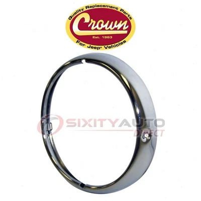 Crown Automotive Headlight Bezel for 1951-1952 Willys 4-73 Sedan Delivery - xl Foto 1 de 4