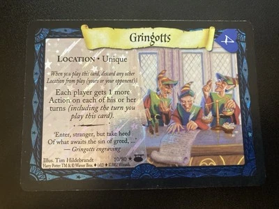 Gringotts #10/80 Diagon Alley 2002 WOTC Holo Foil Rare MP (Harry Potter TCG) - Image 1 of 4