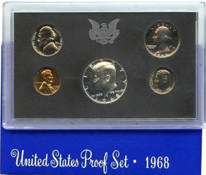 1968 S Proof Set Original Government Packaging Free Shipping! - Picture 1 of 1
