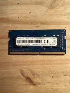 RAMAXEL 8Gb DDR4 RAM MEMORY SODIMM 1Rx8 PC4-2400T 2400MHz RMSA3260NA78HAF-2400 - Picture 1 of 1