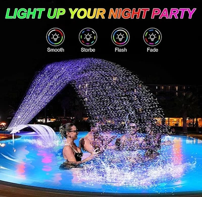 Spray de camada dupla com luz solar fonte de piscina festa em Wayne - Imagem 1 de 4