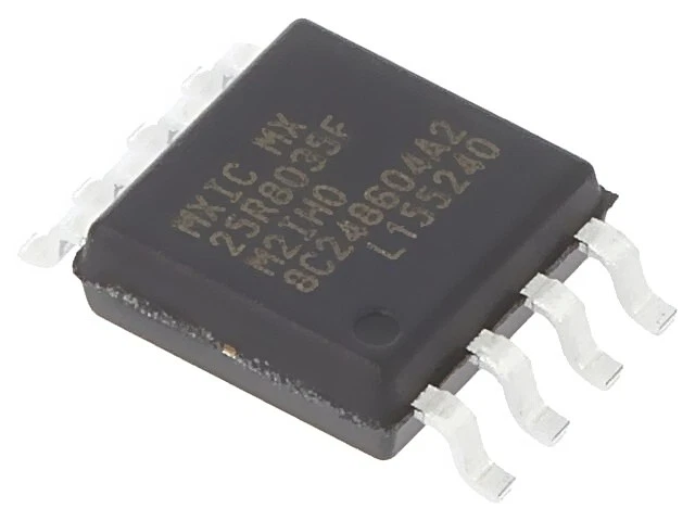 3X MX25L2006EM1I-12G/TUBE/TUBE IC: FLASH Speicher 2MbFLASH SPI 86MHz 2,7-3,6V SO - Bild 1 von 1