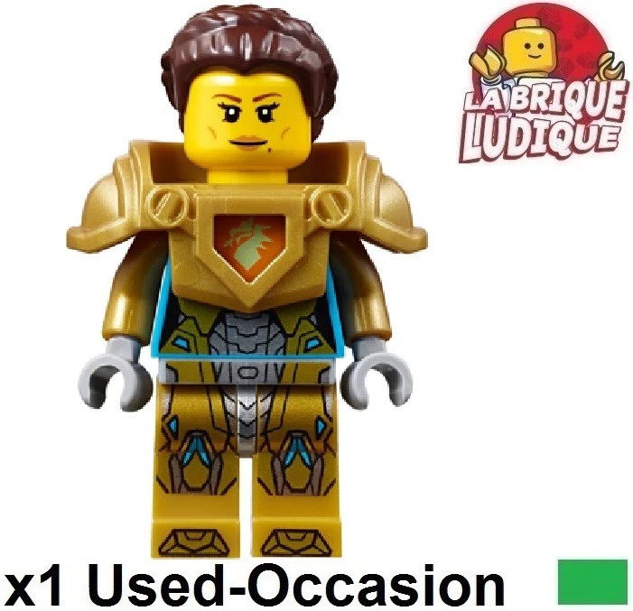 Lego Figurine Minifig Nexo Knights Queen reine Halbert Pearl Gold Armor nex066 - Photo 1/1