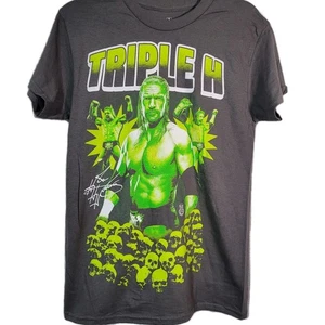 WWE Legends Triple H King Of The Kings Small Short Sleeve Gray Graphic Tee - Picture 1 of 2