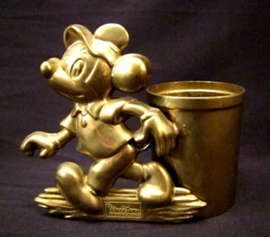 Porte-Crayon Figurine Mickey Walt Disney Production 70's - Picture 1 of 4