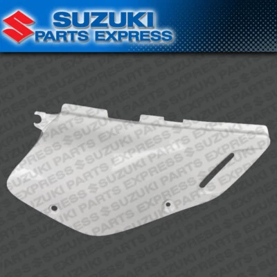 NEW 1996 - 2023 SUZUKI DR650SE DR 650 SE OEM WHITE RH RIGHT SIDE FRAME COVER - Image 1 of 4